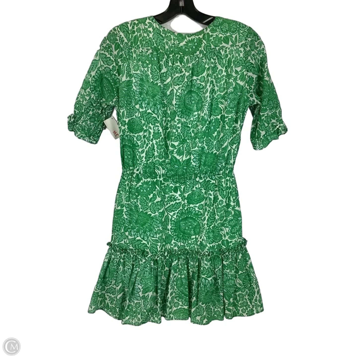 Dress Casual Short By Olivaceous In Green & White, Size: S