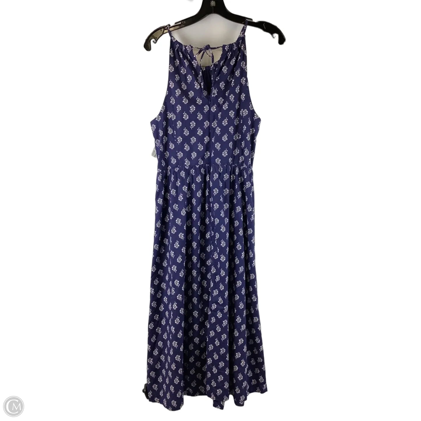 Dress Casual Midi By J. Crew In Blue & White, Size: 6