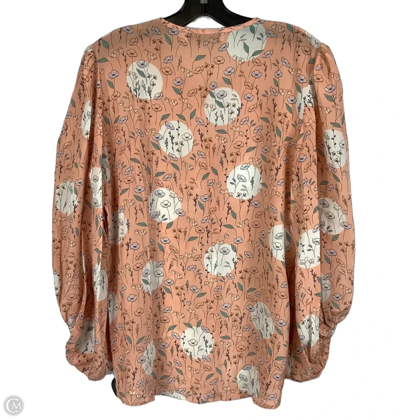 Top Long Sleeve By Hunter Bell In Floral Print, Size: M