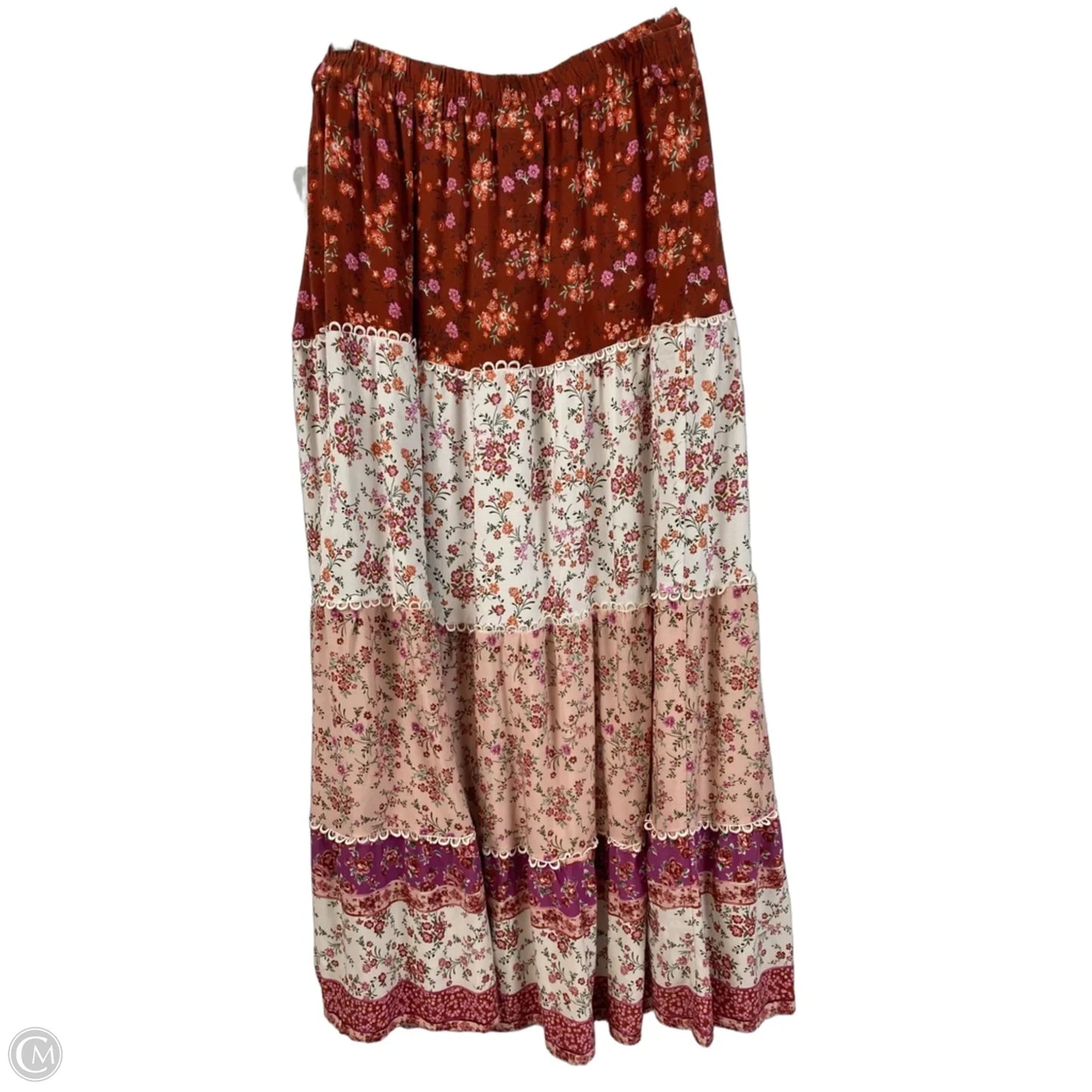 Skirt Maxi By Arula In Floral Print, Size: 1x