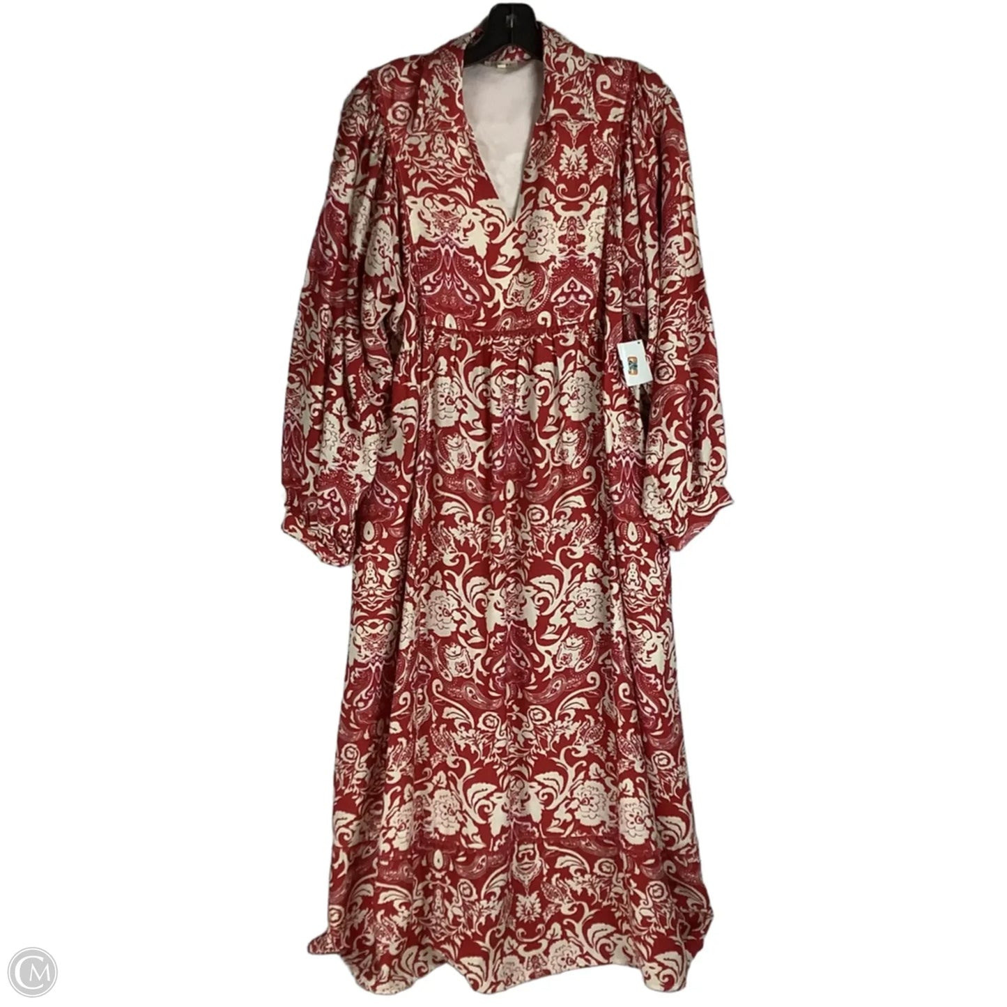 Dress Casual Maxi By Jodifl In Red & White, Size: M