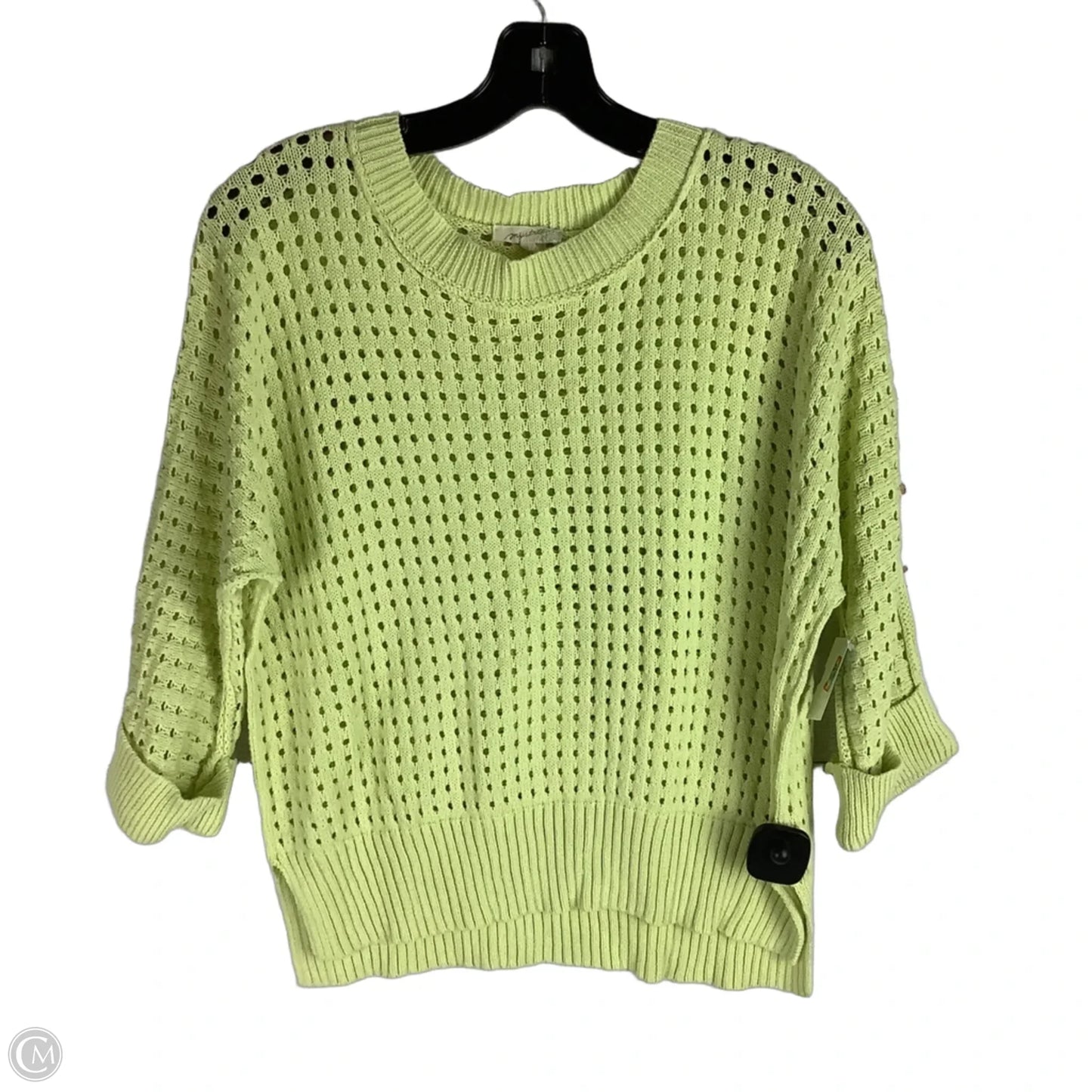 Sweater By Mystree In Chartreuse, Size: S
