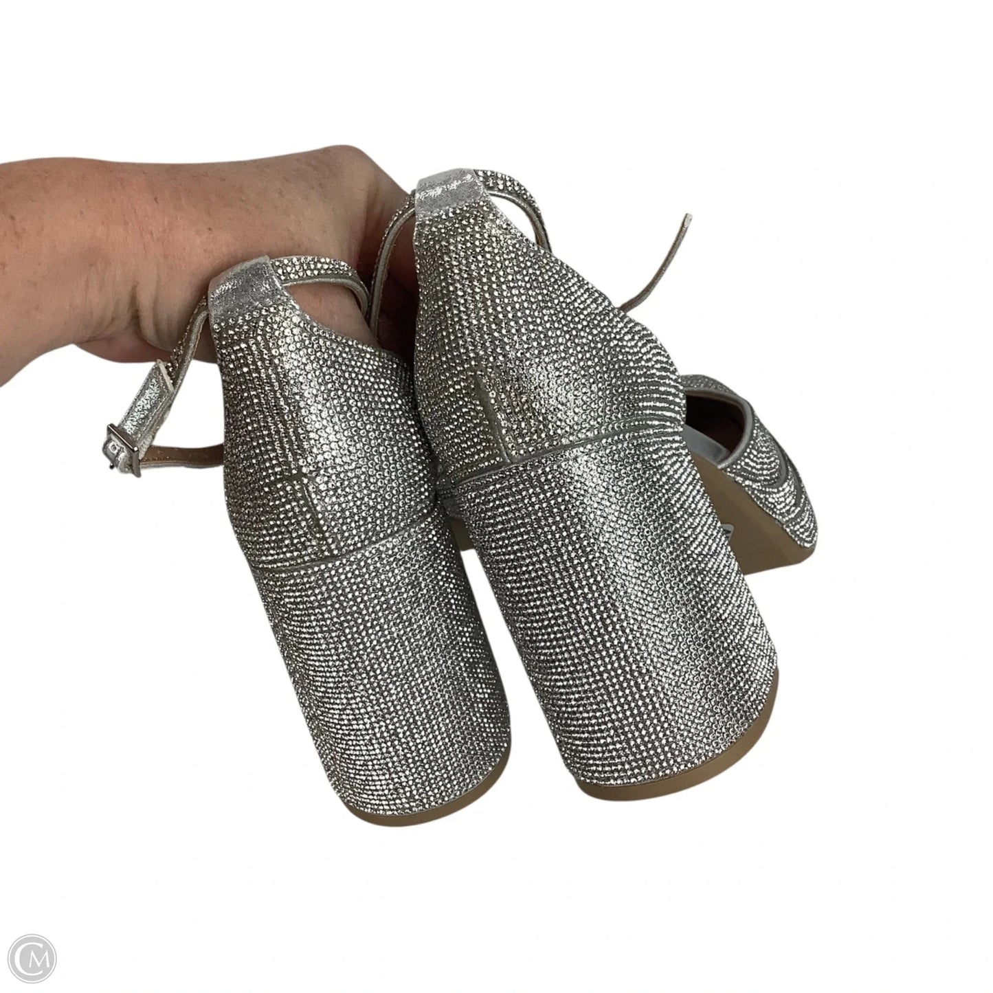 Shoes Heels Block By Wild Fable In Silver, Size: 8.5