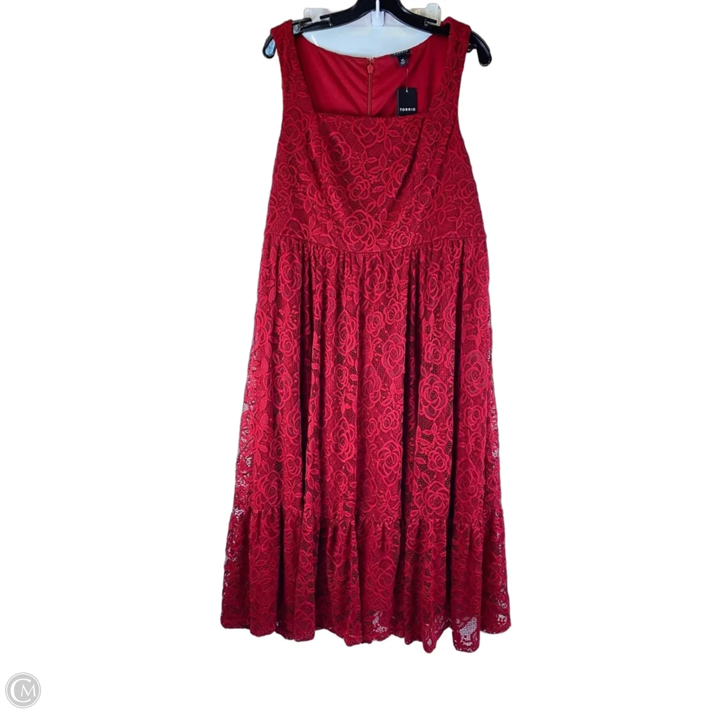 Dress Party Short By Torrid In Red, Size: 18