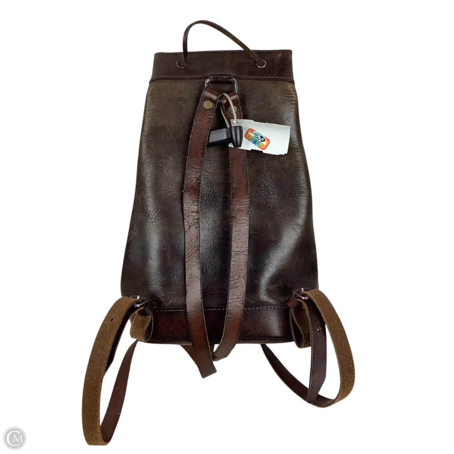 Backpack Leather By Cmc, Size: Small