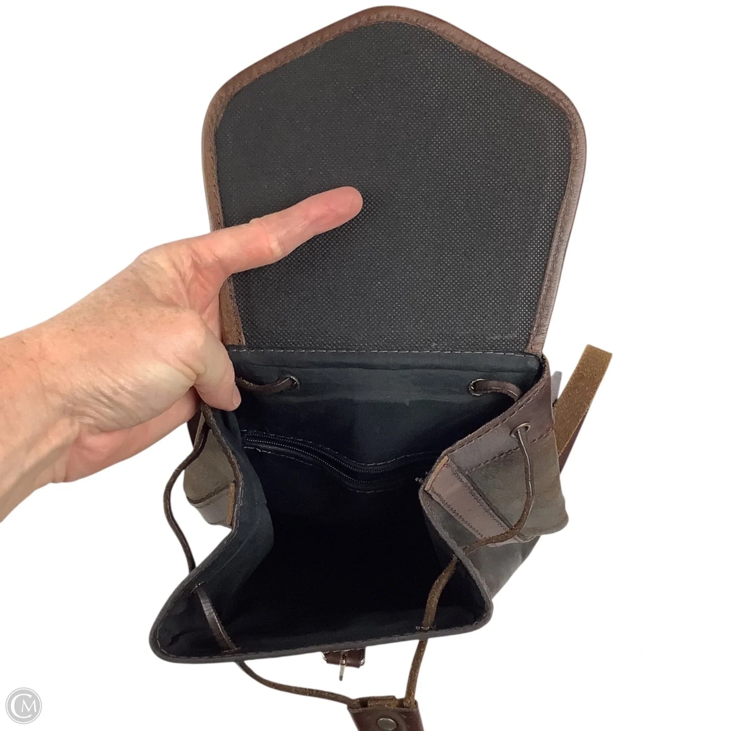 Backpack Leather By Cmc, Size: Small