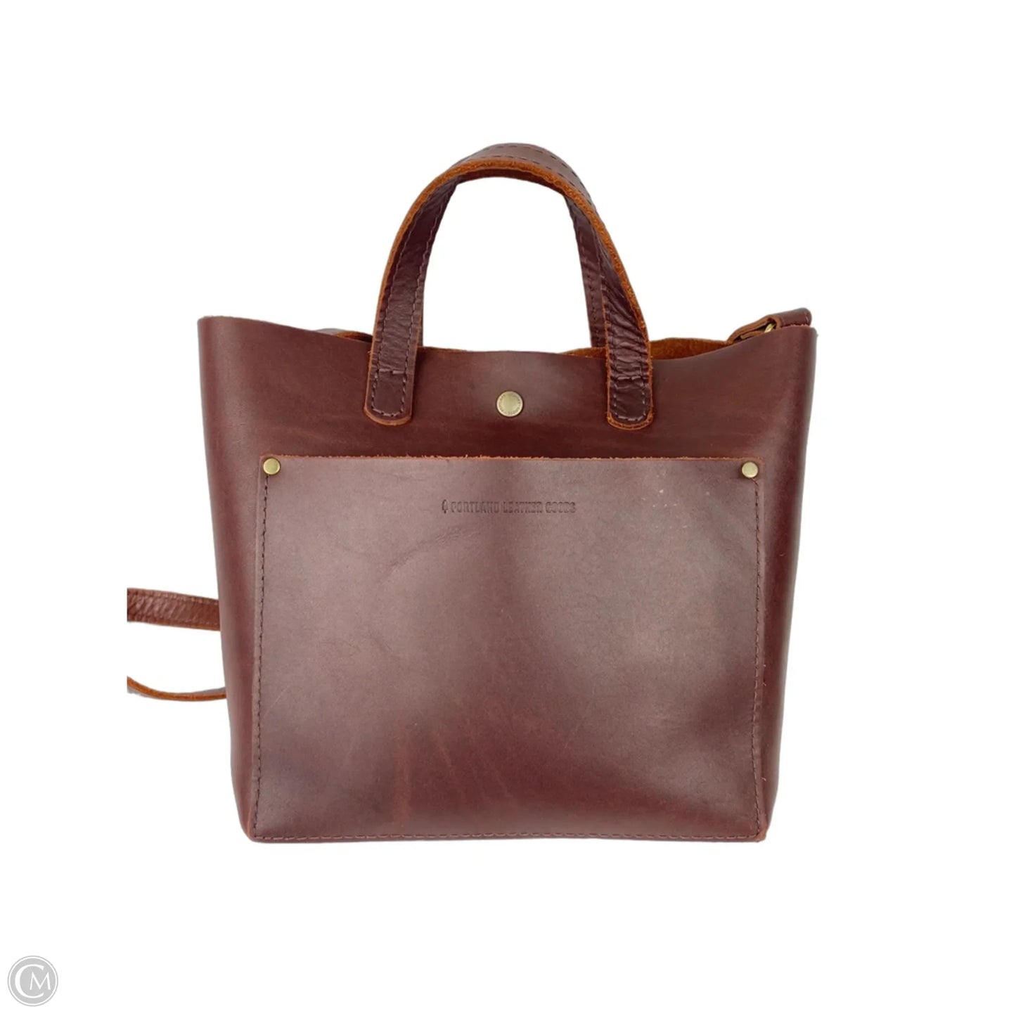Handbag Leather By Portland Leather, Size: Medium