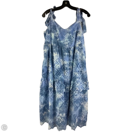 Dress Party Short By Crown And Ivy In Blue & White, Size: 10