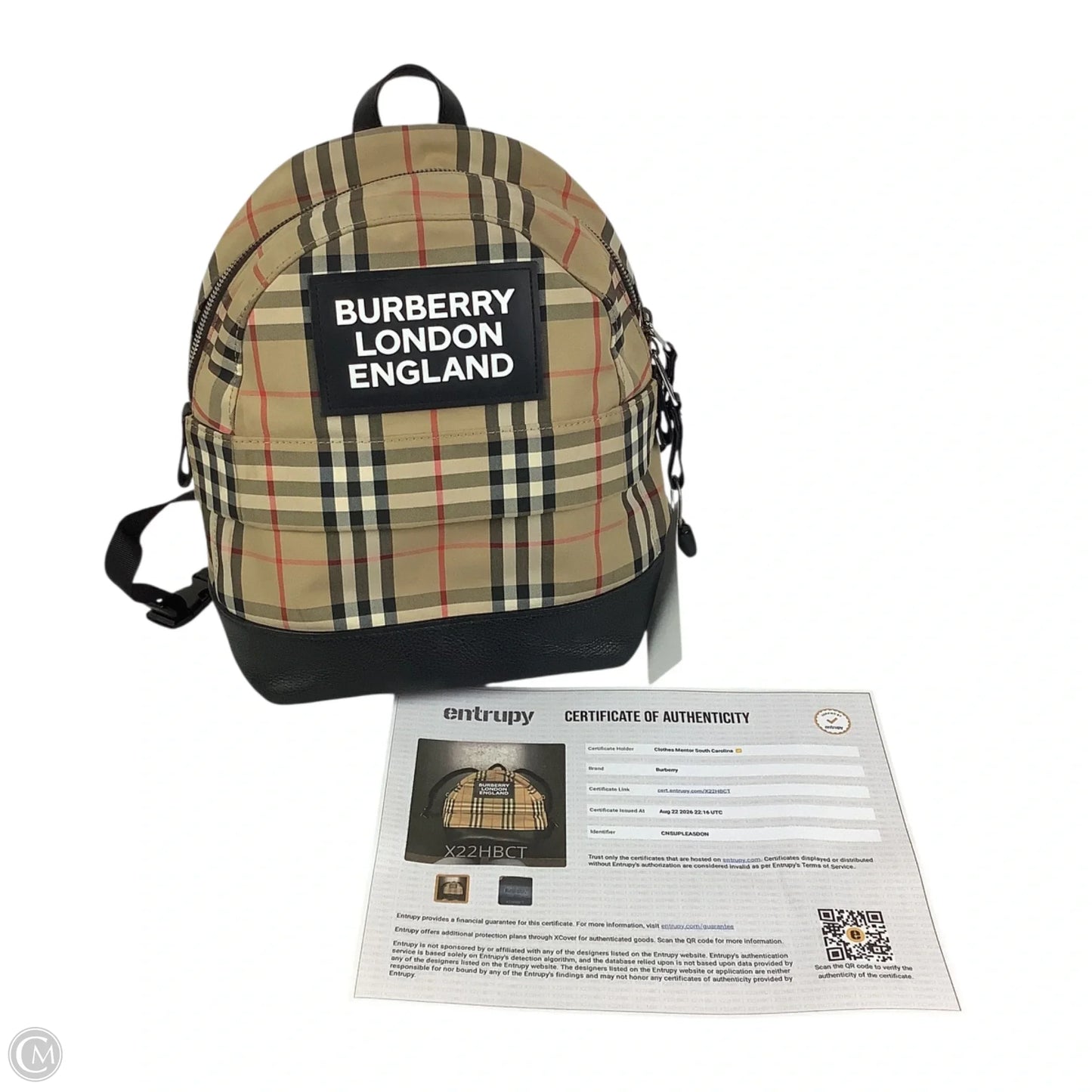 Backpack Luxury Designer By Burberry, Size: Small