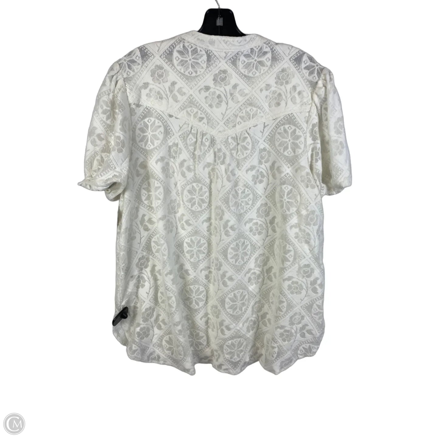 Top Short Sleeve By Pilcro In White, Size: Xl