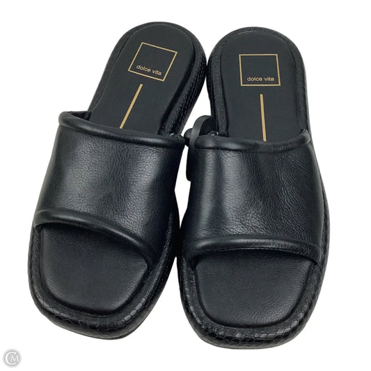 Sandals Flats By Dolce Vita In Black, Size: 7