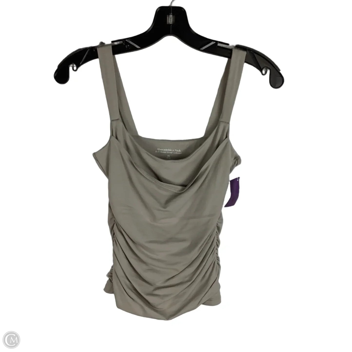 Top Sleeveless By Abercrombie And Fitch In Grey, Size: Xs