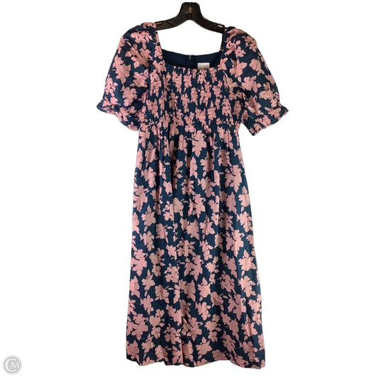 Dress Casual Midi By The Nines In Blue & Pink, Size: S
