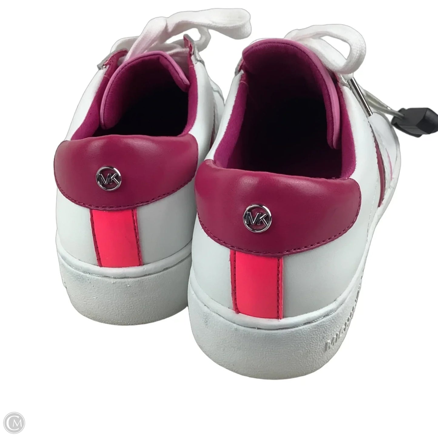 Shoes Designer By Michael Kors In Pink & White, Size: 7.5