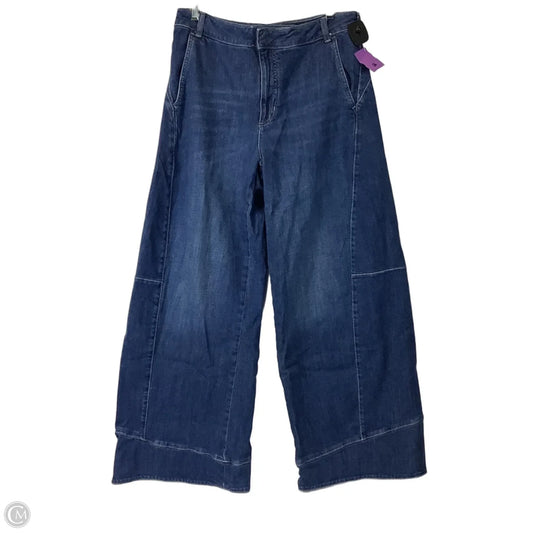 Jeans Wide Leg By Pilcro In Blue Denim, Size: 29 (8)