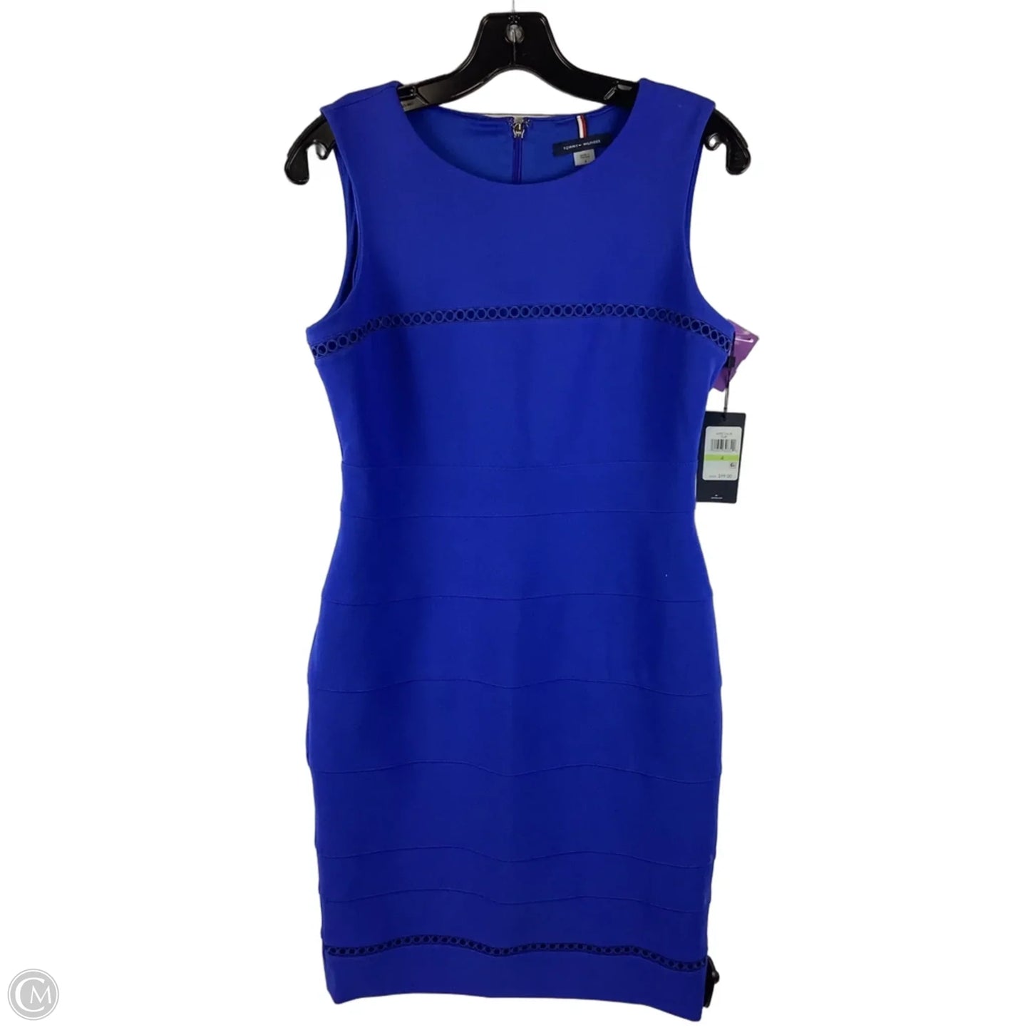 Dress Work By Tommy Hilfiger In Blue, Size: 4