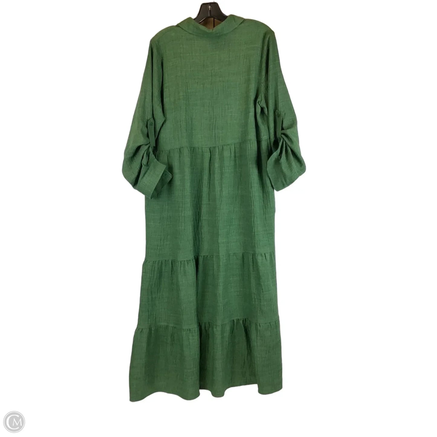 Dress Casual Maxi By Max Studio In Green, Size: L