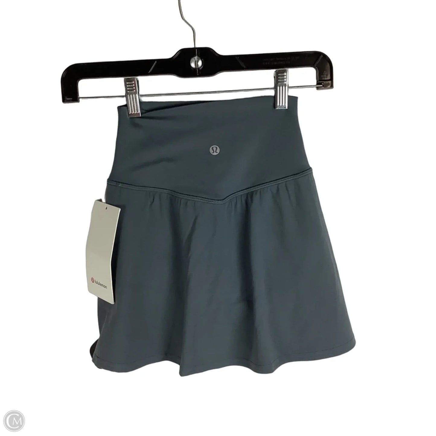 Athletic Skort By Lululemon In Grey, Size: 2