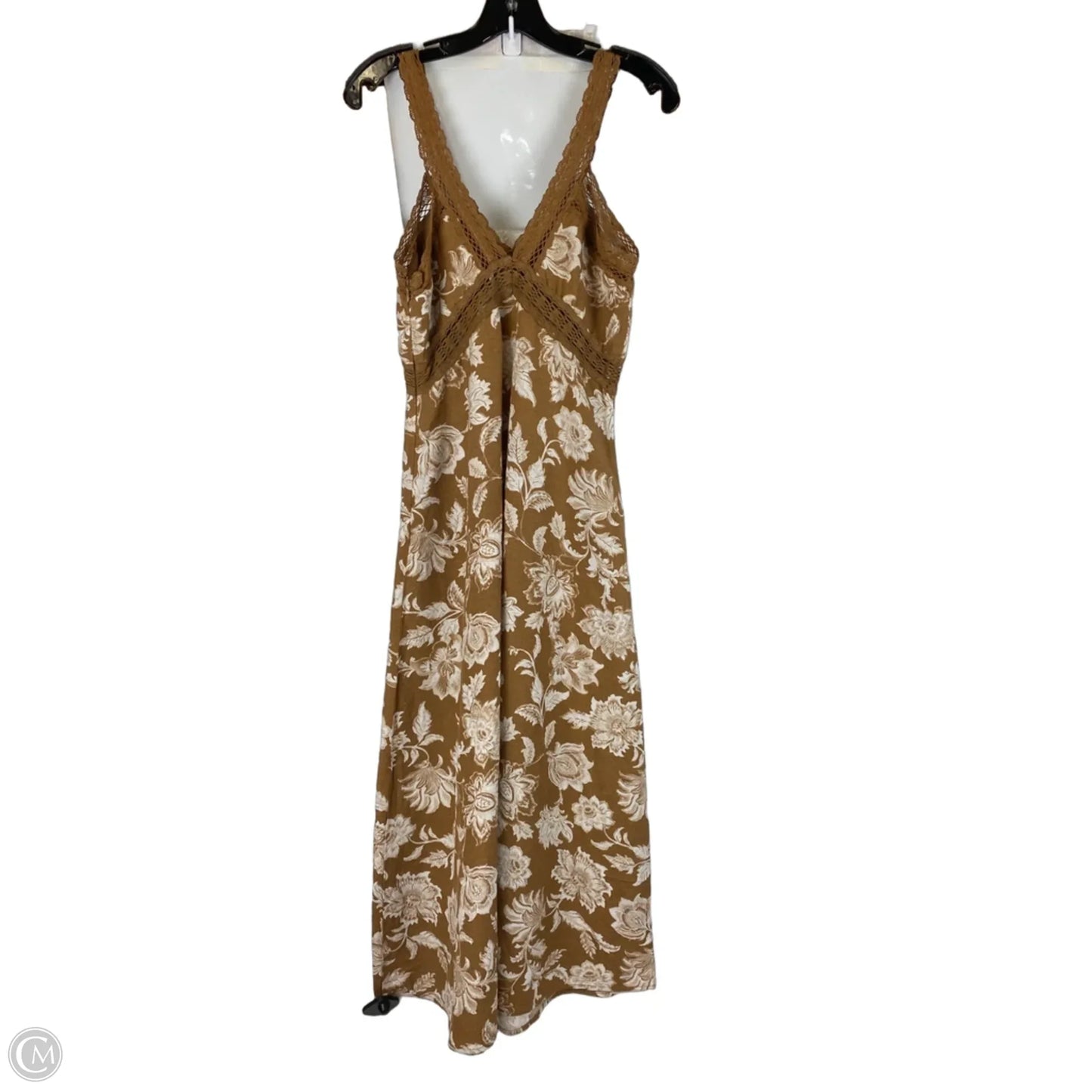 Dress Casual Maxi By Loft In Brown, Size: 4