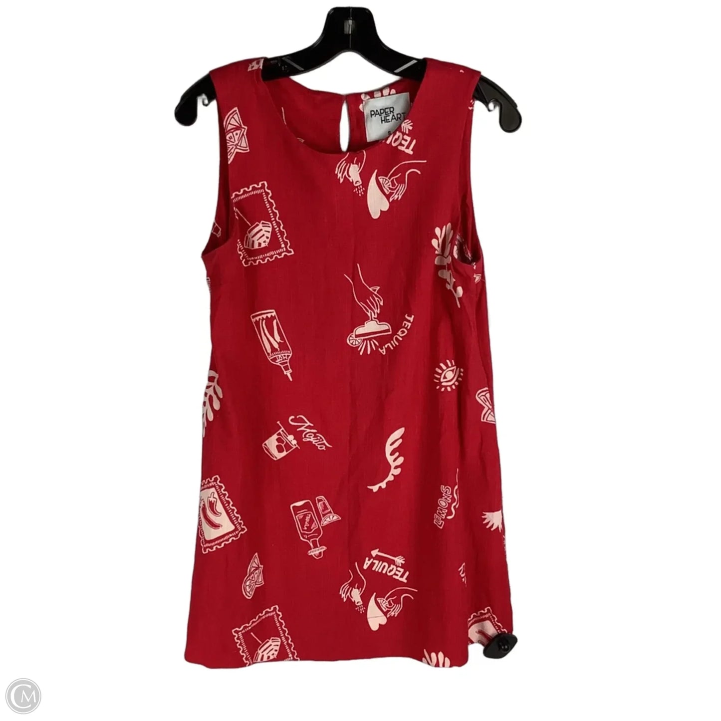 Dress Casual Short By Cmc In Red, Size: S