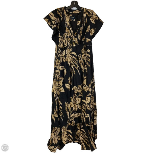 Dress Casual Maxi By Maeve In Black & Brown, Size: Xxs