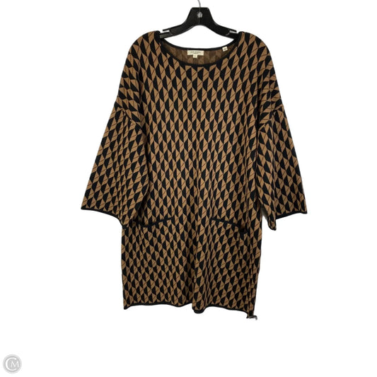 Dress Casual Short By Max Studio In Black & Brown, Size: L