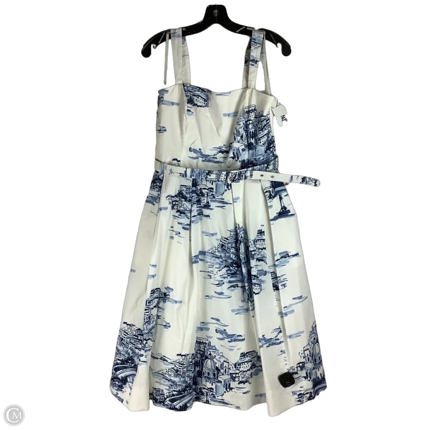 Dress Casual Midi By White House Black Market In White, Size: 12