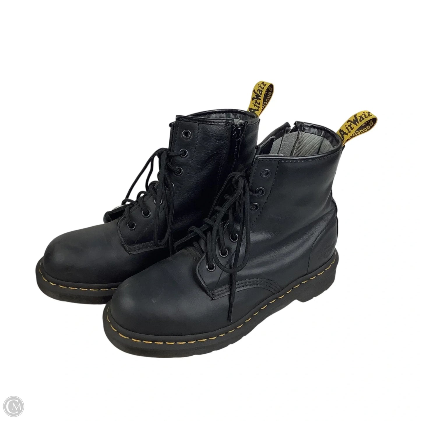 Boots Ankle Flats By Dr Martens In Black, Size: 8
