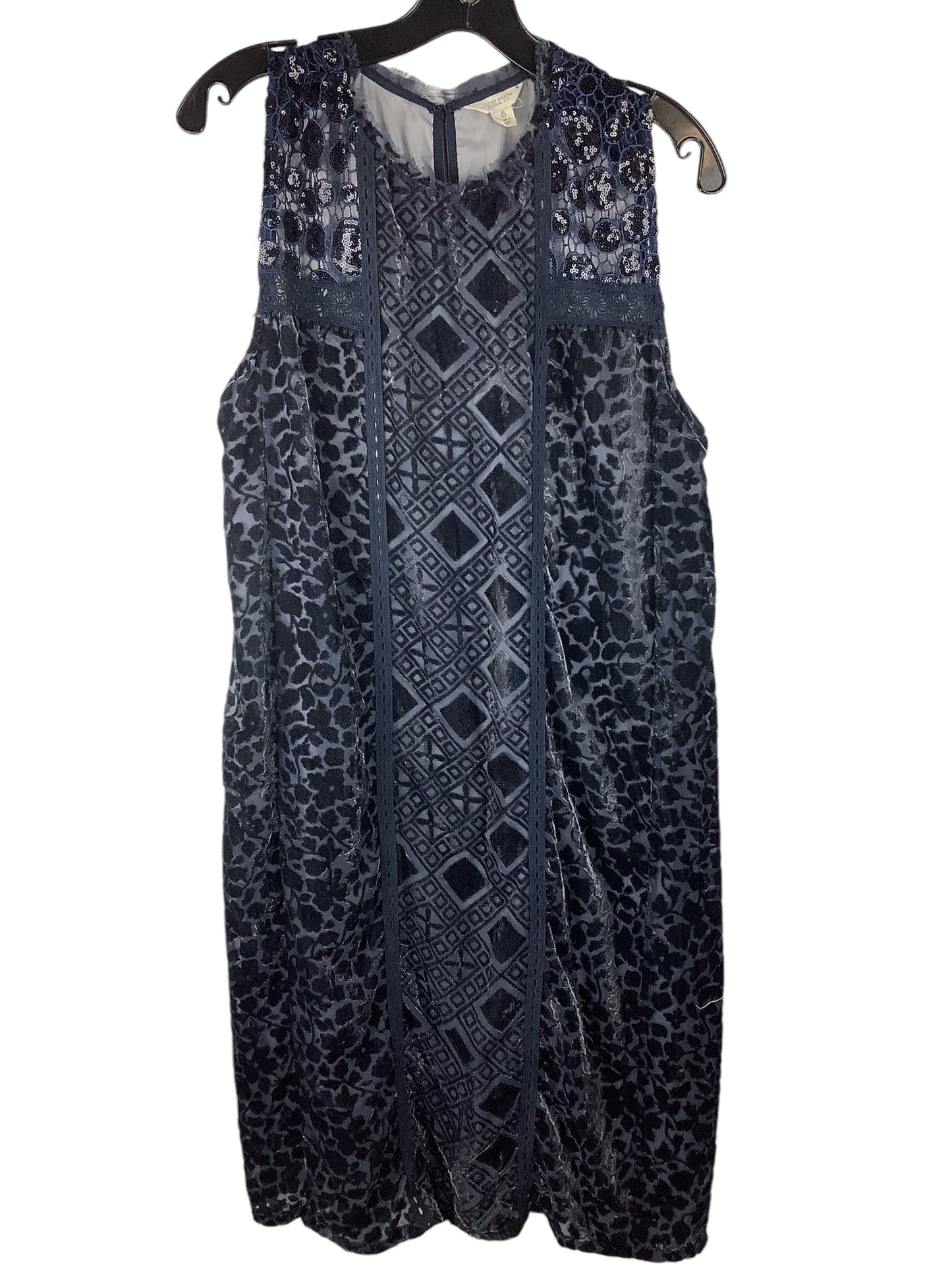 Dress Party Midi By Lucky Brand In Navy, Size: S