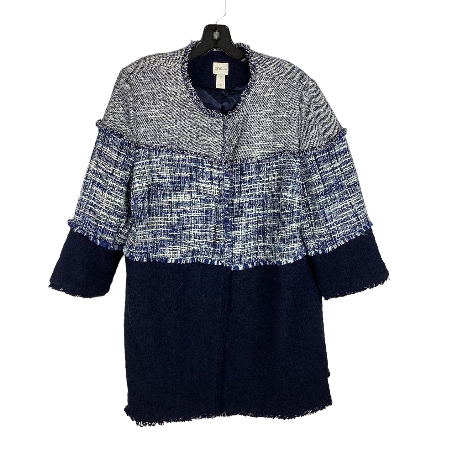 Jacket Other By Chicos In Blue, Size: M/L (brand size 2)