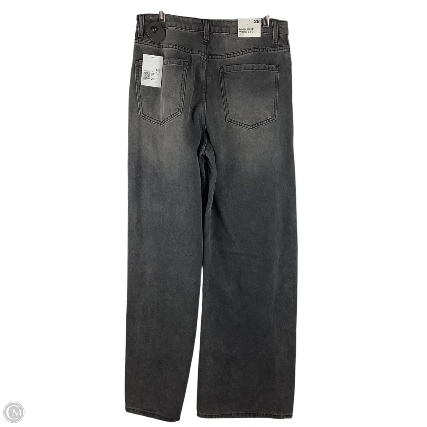 Jeans Straight By Forever 21 In Grey Denim, Size: 6/28