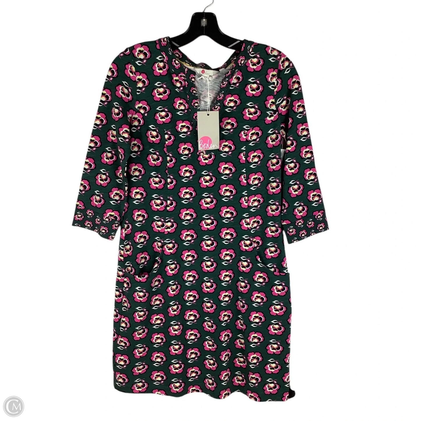 Dress Party Midi By Boden In Green, Size: 6p