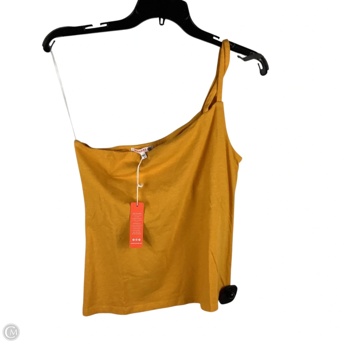 Top Sleeveless By Sundry In Yellow, Size: M