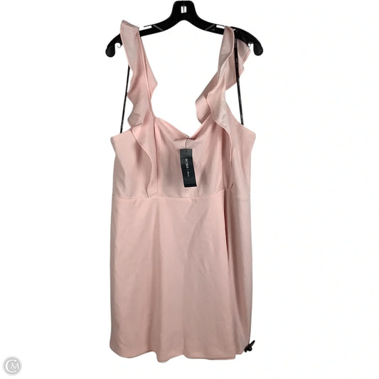 Dress Party Short By Bcbg In Pink, Size: Xxl