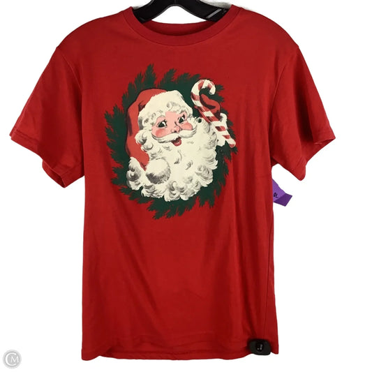 Top Short Sleeve Basic By Clothes Mentor In Red, Size: M