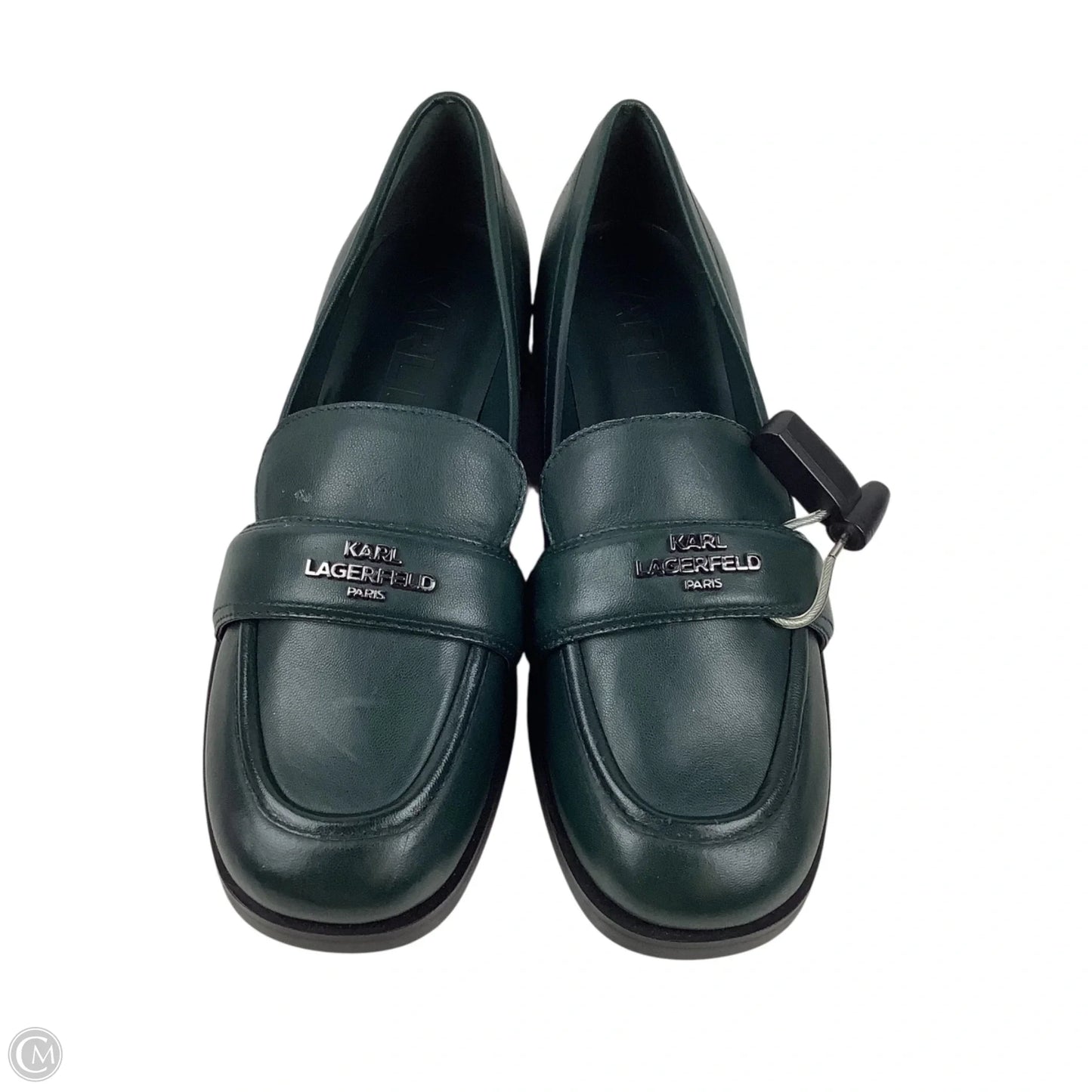 Shoes Designer By Karl Lagerfeld In Green, Size: 7