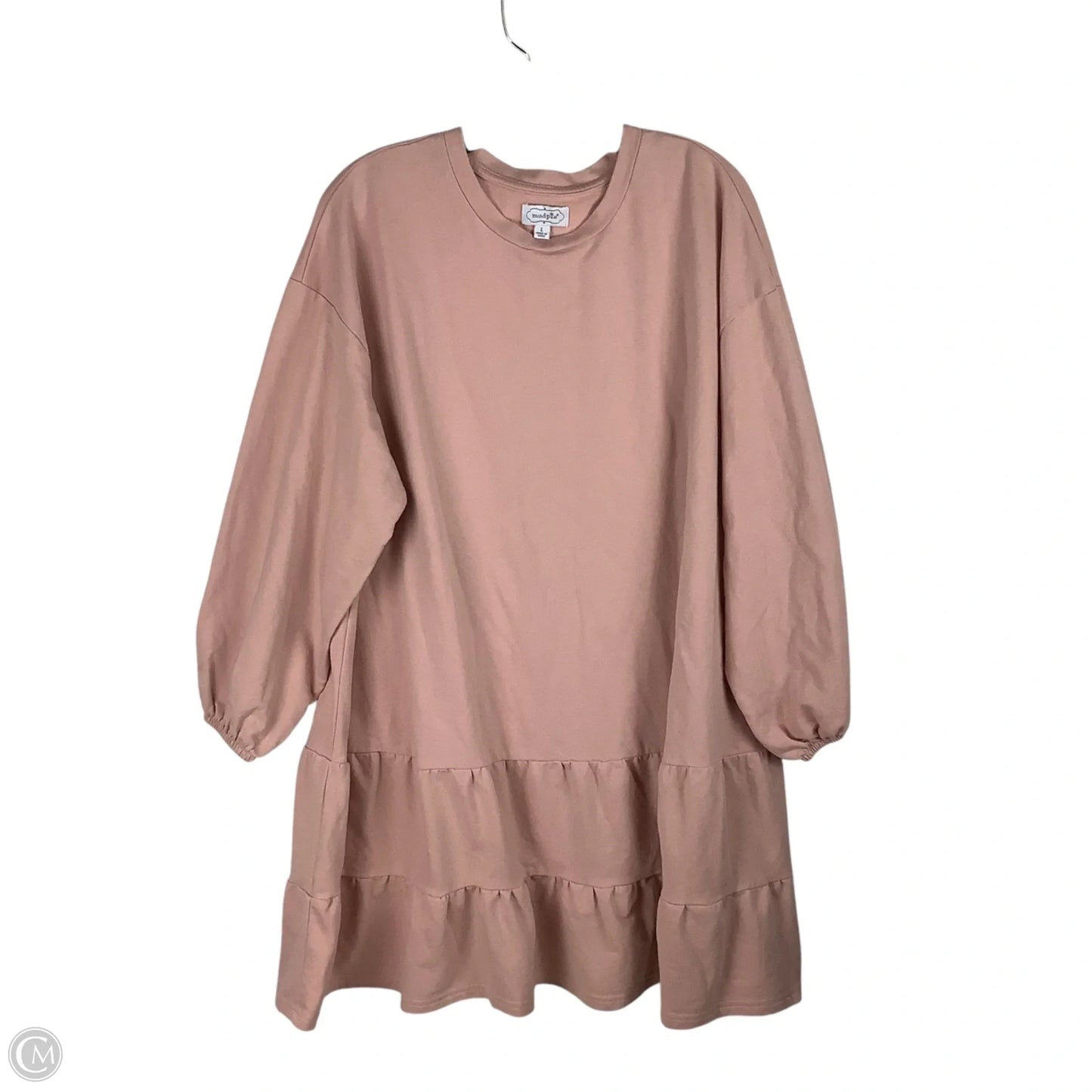 Dress Casual Midi By Mudpie In Pink, Size: L