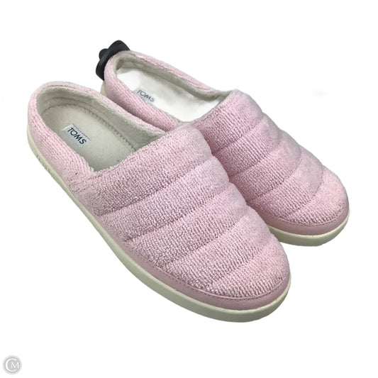 Shoes Flats By Toms In Pink, Size: 8
