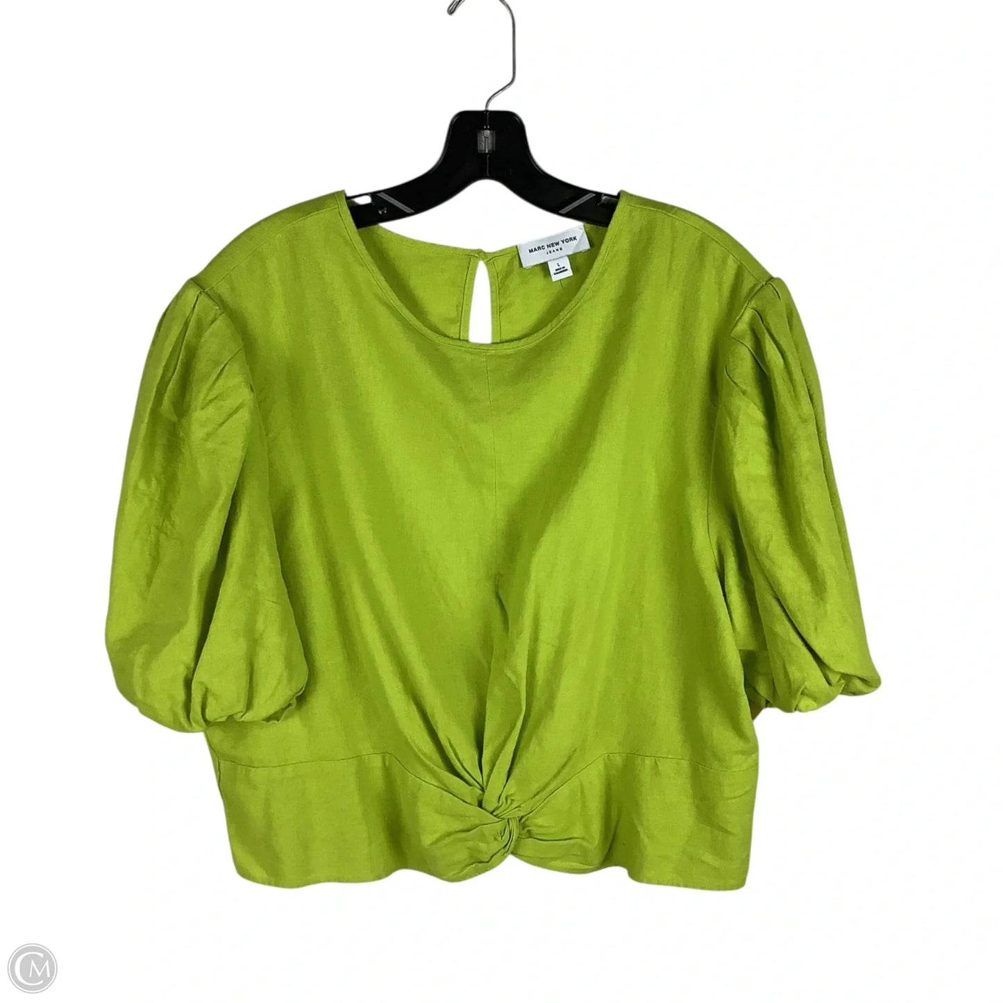 Top Long Sleeve By Marc New York In Green, Size: L