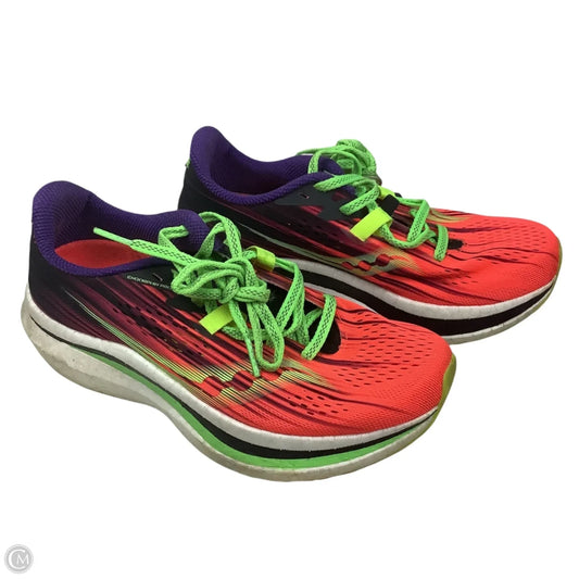 Shoes Athletic By Brooks In Orange, Size: 6.5