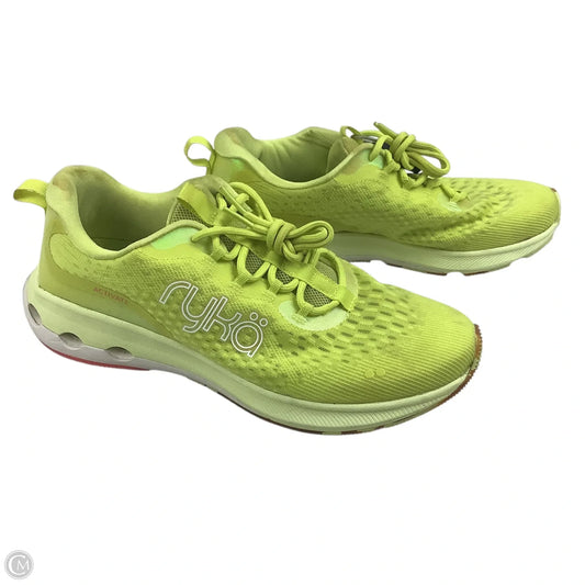 Shoes Athletic By Ryka In Yellow, Size: 9