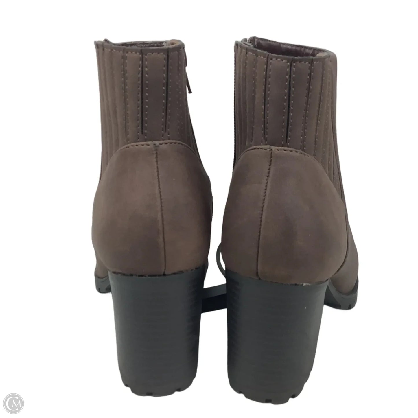 Boots Ankle Heels By Kelly And Katie In Brown, Size: 7.5