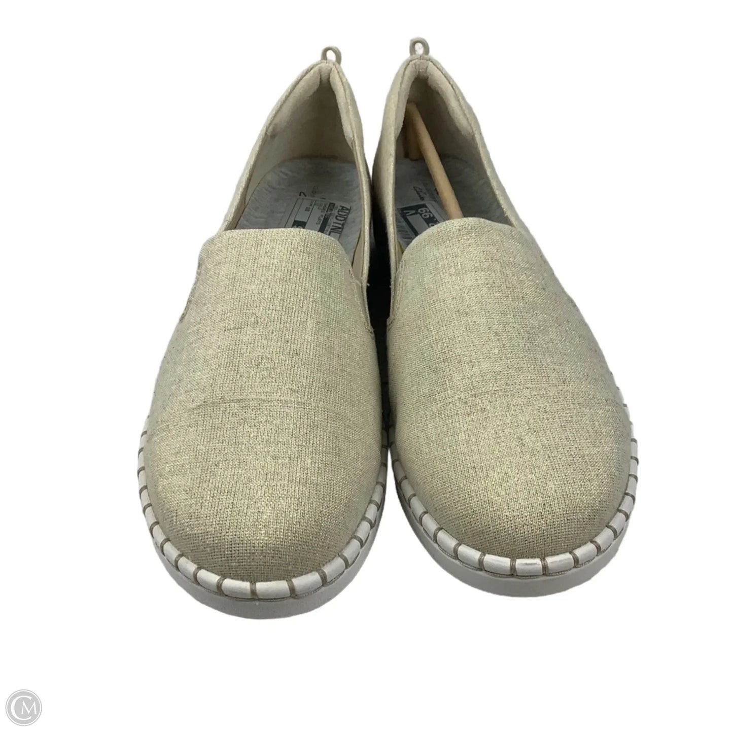 Shoes Flats By Clarks In Gold, Size: 10