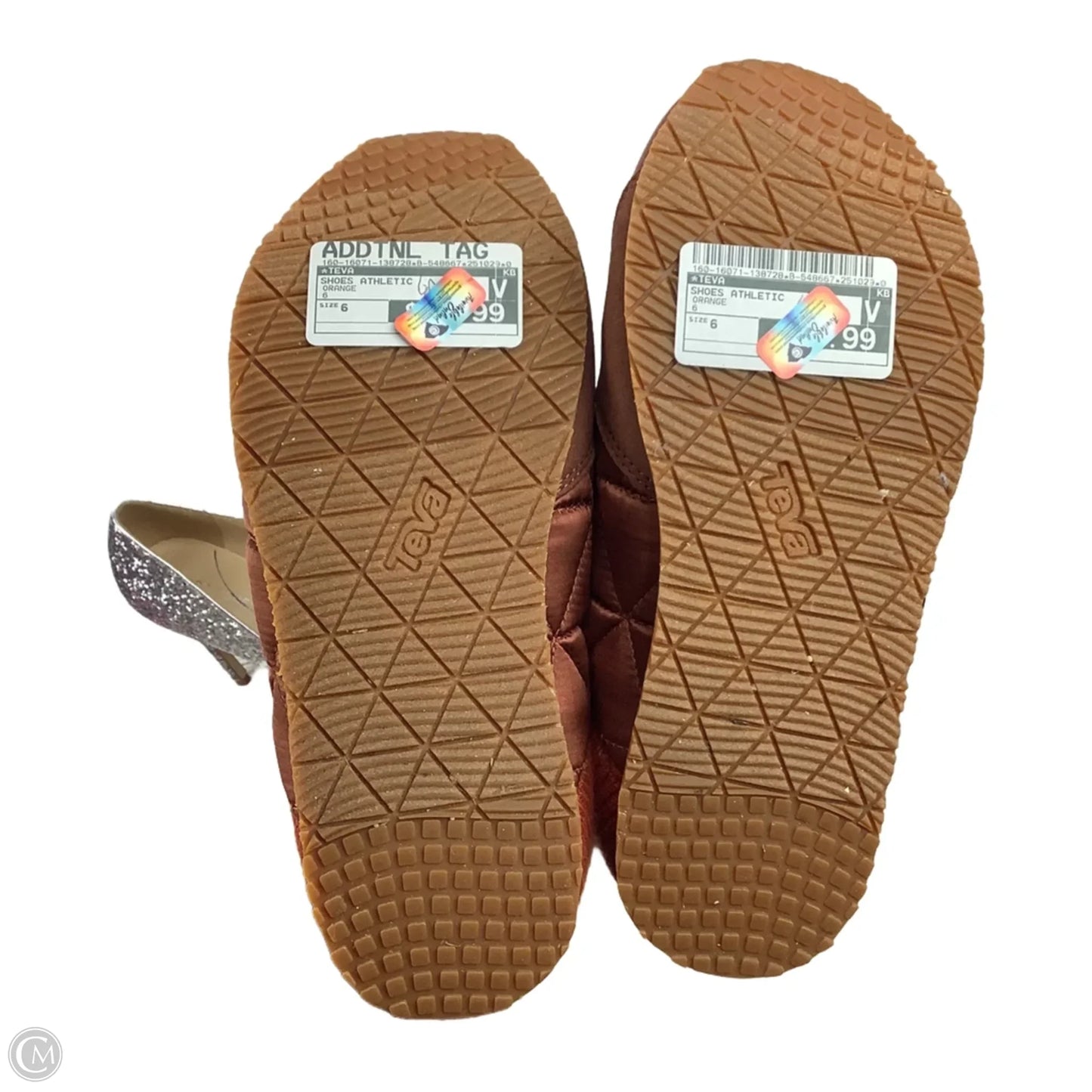 Shoes Athletic By Teva In Orange, Size: 6