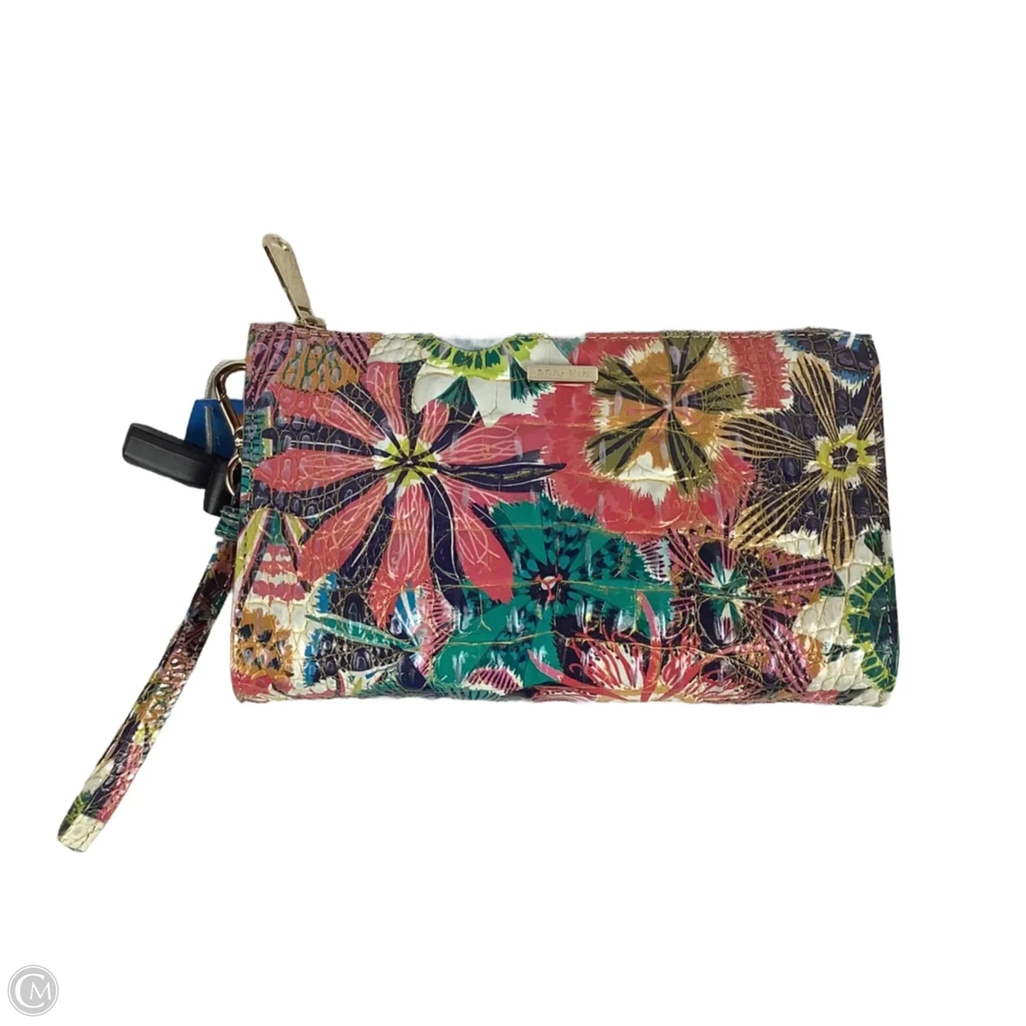 Wristlet Designer By Brahmin, Size: Large