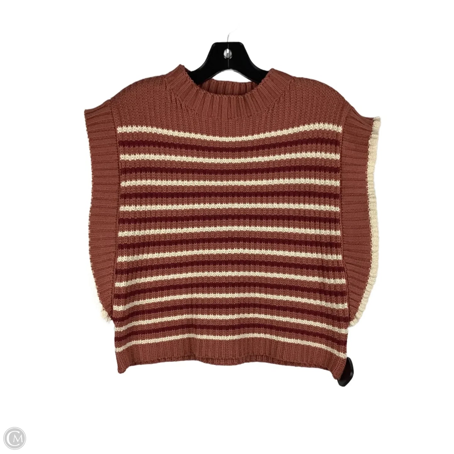 Sweater Short Sleeve By Hudson In Brown, Size: L