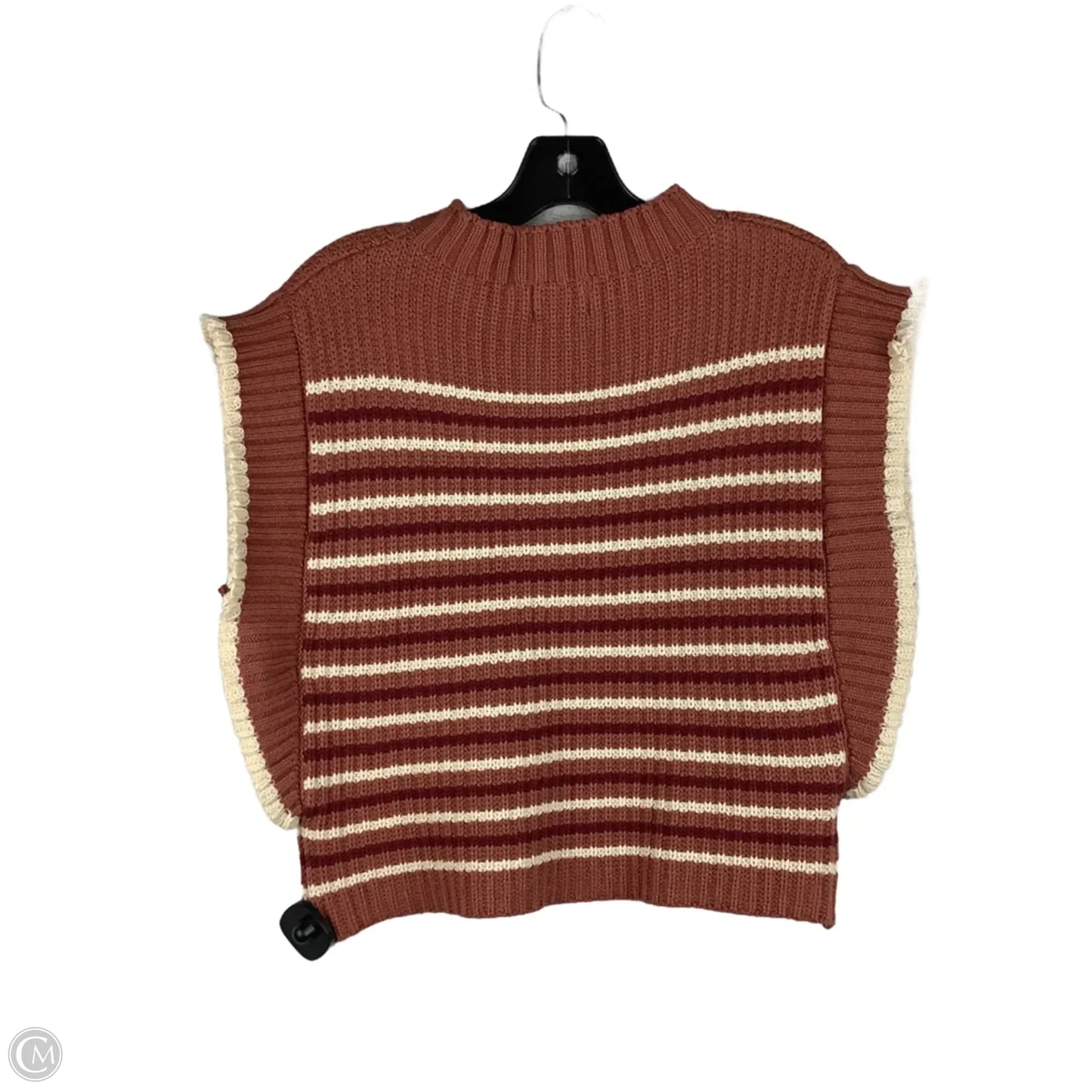 Sweater Short Sleeve By Hudson In Brown, Size: L