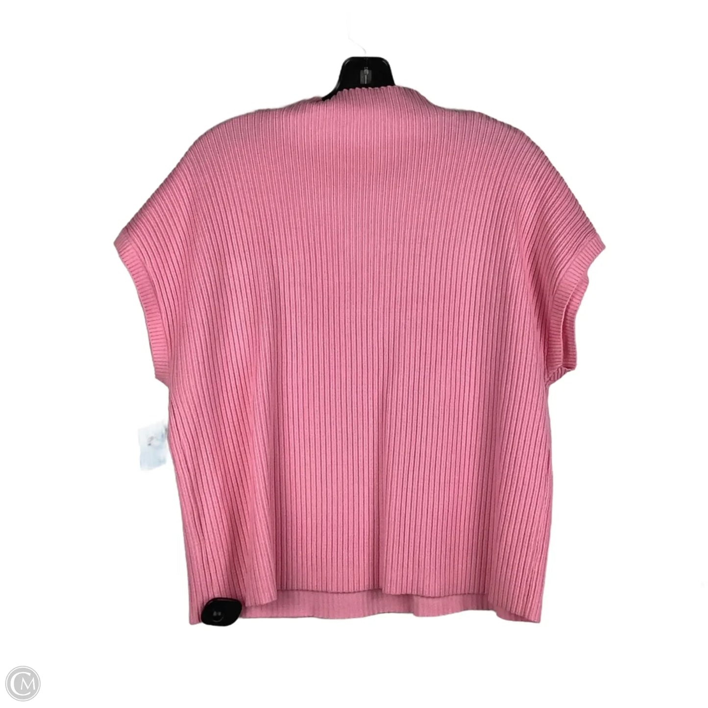 Sweater Short Sleeve By Clothes Mentor In Pink, Size: L