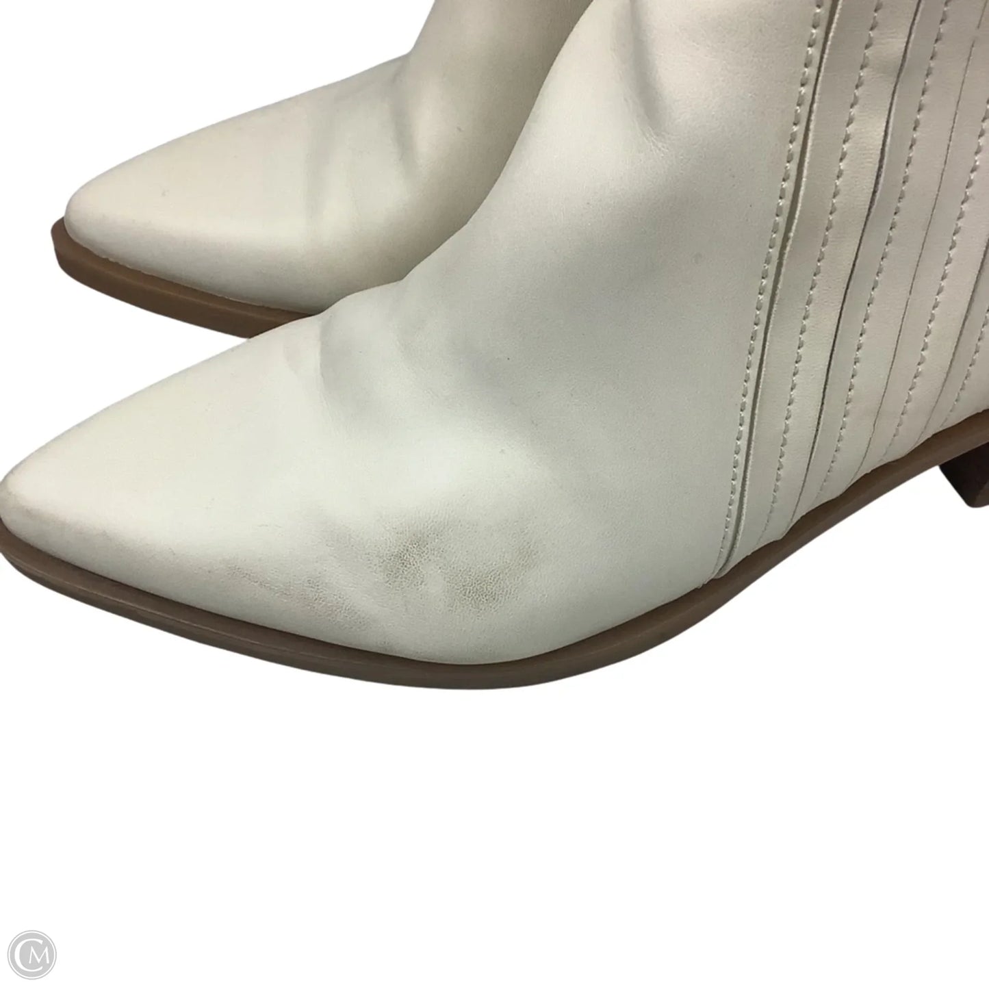 Boots Ankle Heels By Dolce Vita In Cream, Size: 10