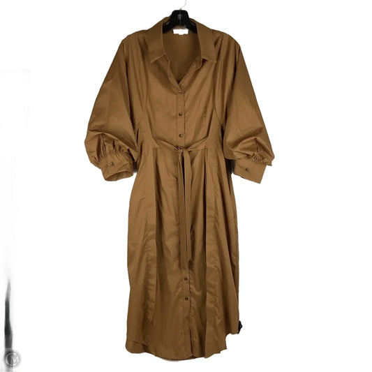 Dress Party Midi By Entro In Brown, Size: M